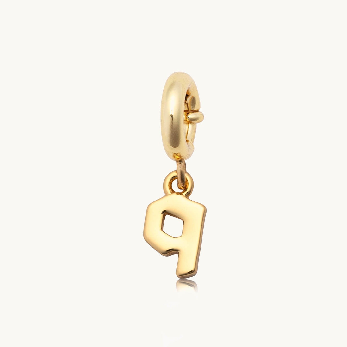 Custom Gothic Letter Q Charm