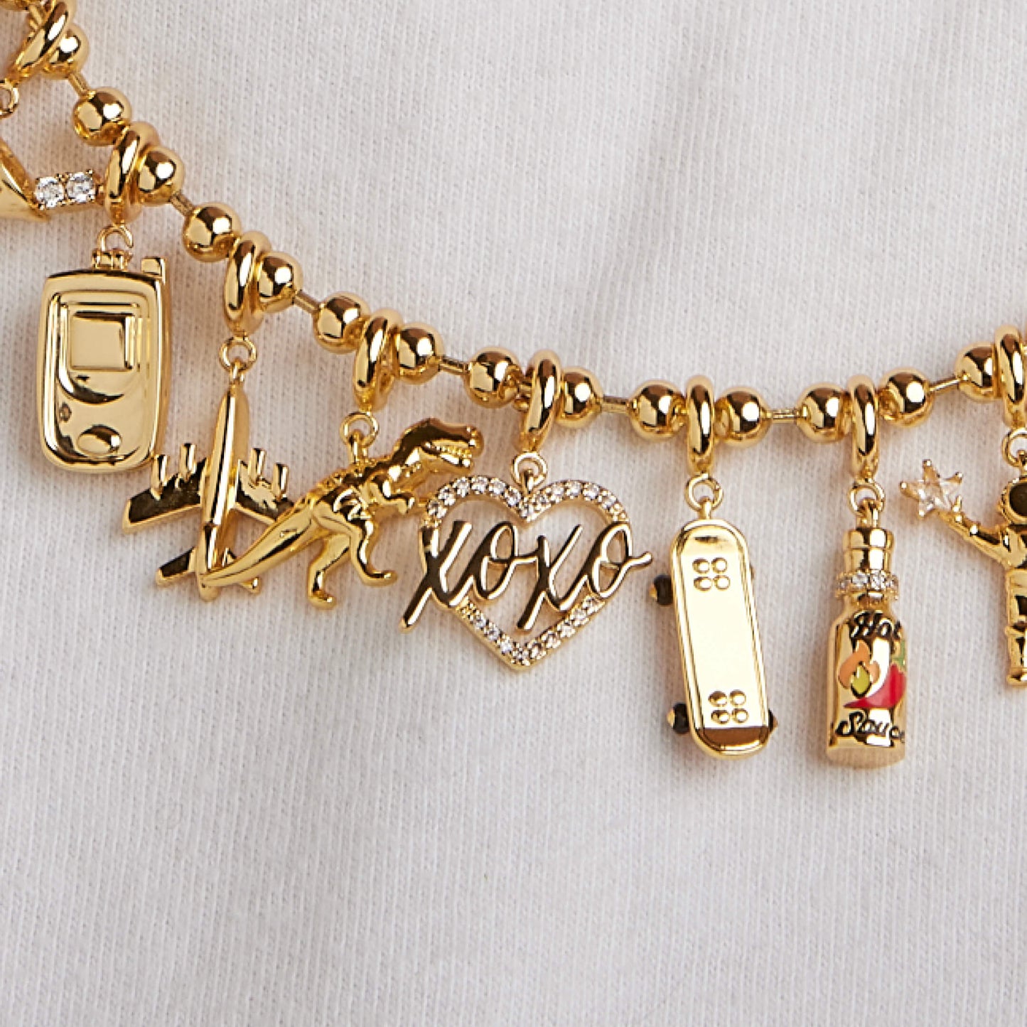 Custom XOXO Heart Charm