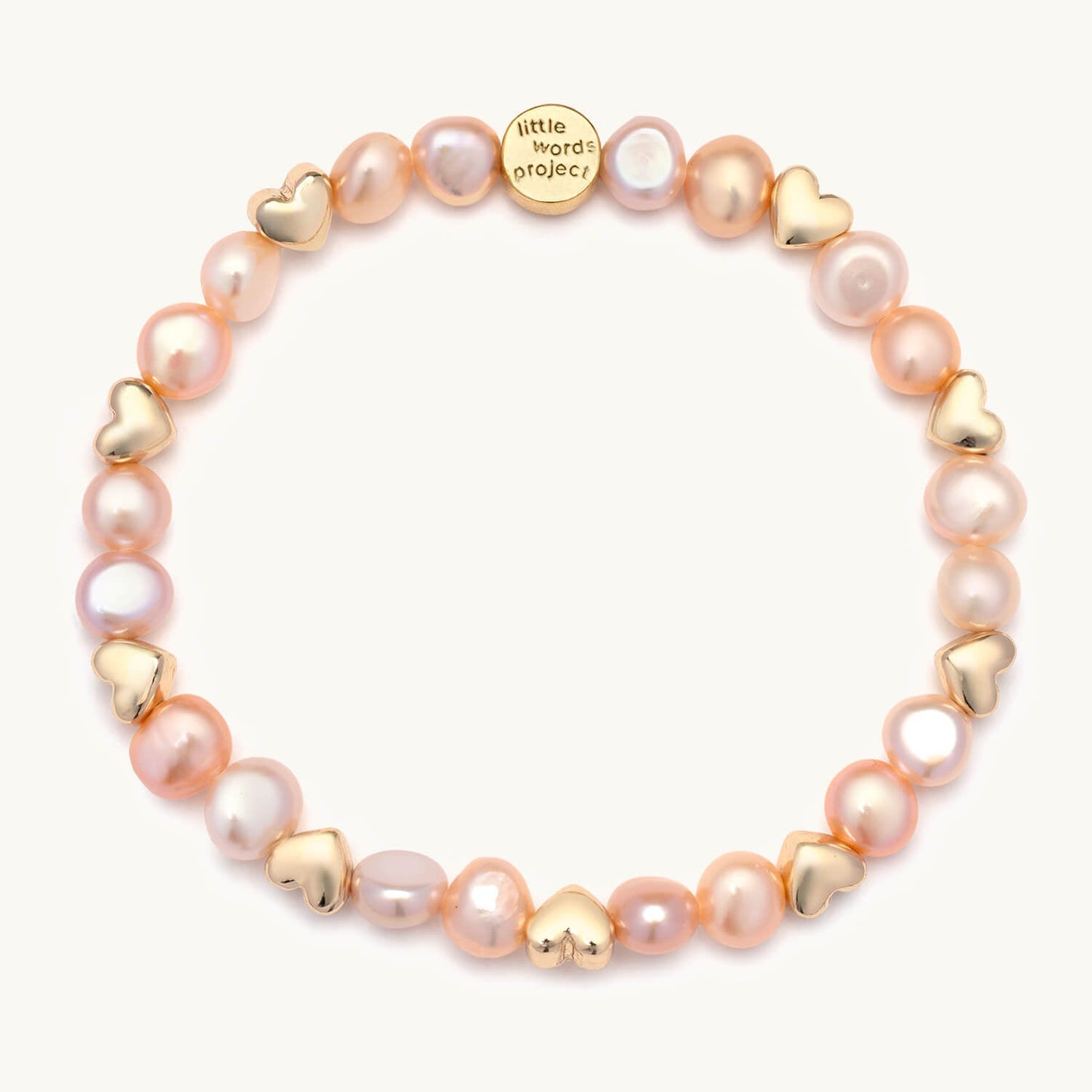 Pink Hearts by the Pearl Bracelet Base