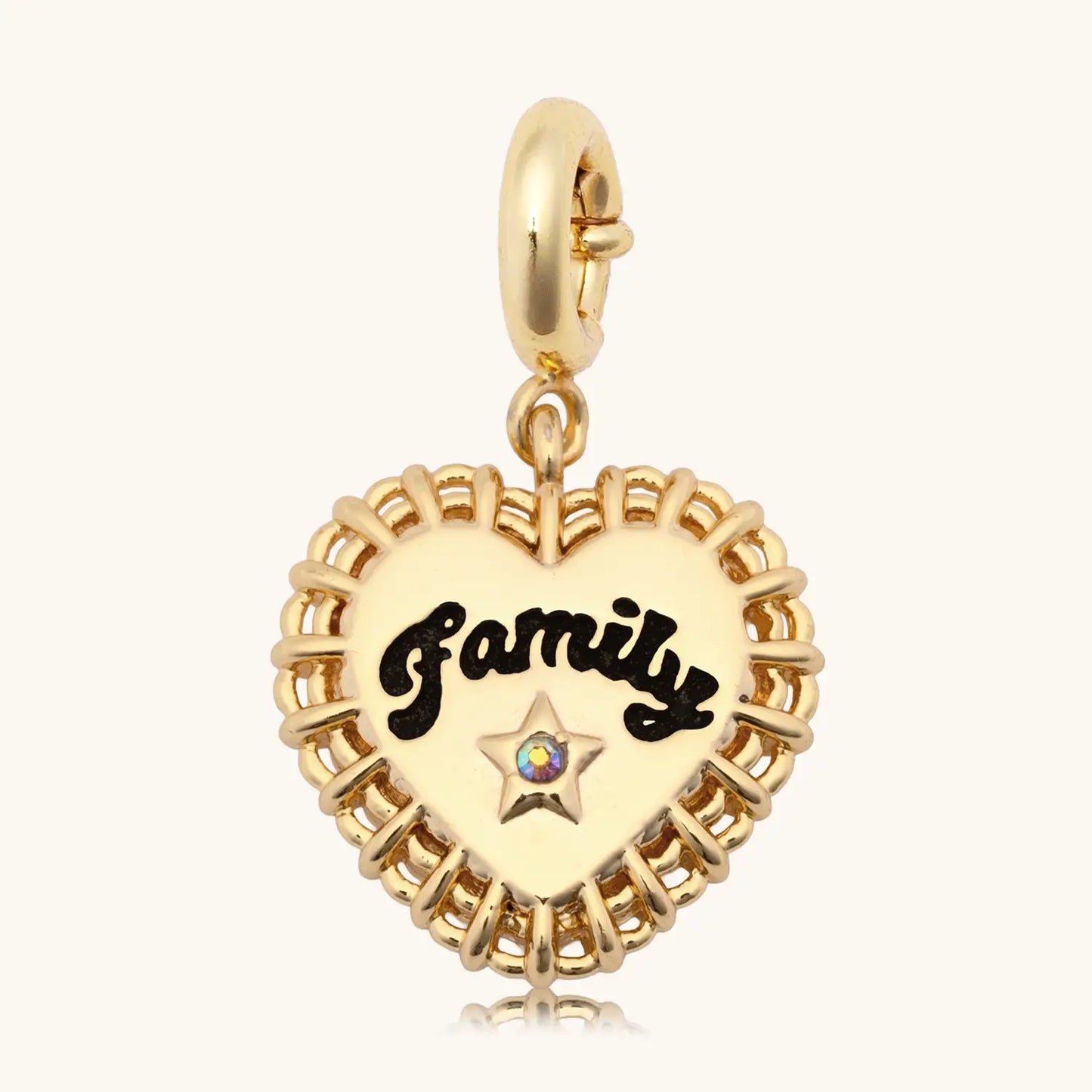 Custom Family Heart Charm