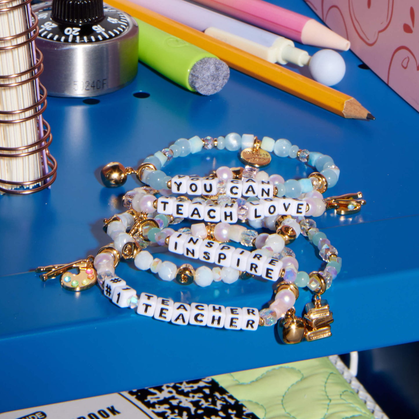 Custom Book Stack Charm