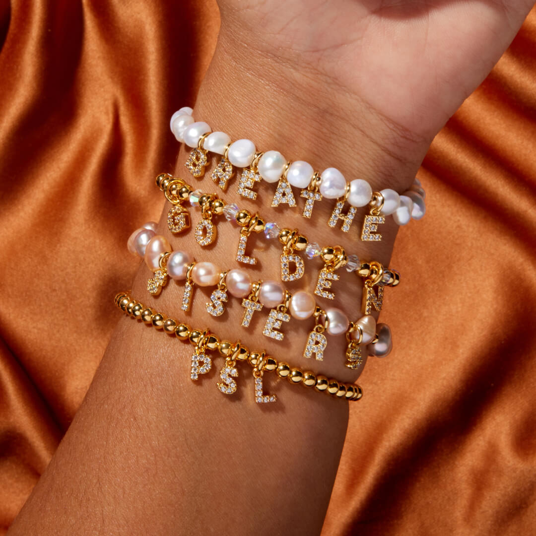 Dripping Words Freshwater Pearl