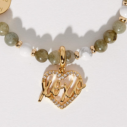 Custom XOXO Heart Charm